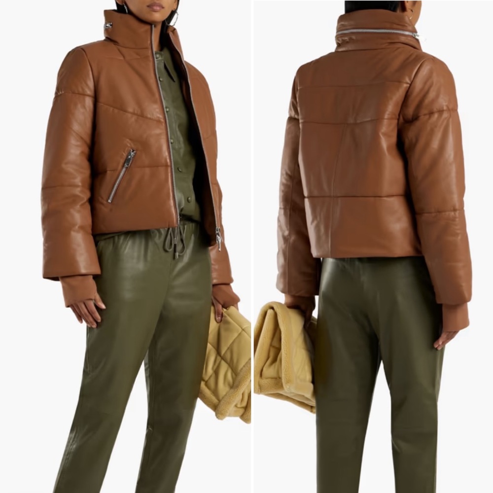 W118 BY WALTER BAKER Edwina quilted leather jacket